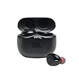 JBL Tune 125TWS True Wireless In-Ear Headphones - JBL Pure Bass Sound, 32H Battery, Bluetooth, Fast Pair, Comfortable, Wireless Calls, Music, Native Voice Assistant (Black)