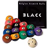 Aramith Tournament Black TV Billiard Pool Ball Set 2 1/4'