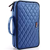 CCidea 96 Capacity CD /DVD Case Holder Portable Wallet Disc Storage Binder for Car, Home, Office and Travel (96-Blue) Specials