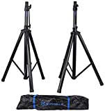 Rockville Pair RVES1 Adjustable Tripod DJ PA Speaker Stands +Carry Bag/Universal