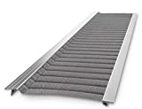 Stainless Steel Micro-Mesh, Raptor Gutter Guard: A Contractor-Grade DIY Gutter Cover That fits Any roof or Gutter type-48ft to a Box and fits a 5' Gutter.