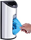 Utopia Kitchen Grocery Plastic Bag Holder and Dispenser for Plastic Bags - Easy Wall Mount Bag Saver - Stainless Steel