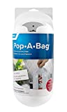Camco Pop-A-Bag Plastic Bag Dispenser- Neatly Store and Reuse Plastic Grocery Bags, Easily Organize and Conserve Space in Your Kitchen (White) (57061)