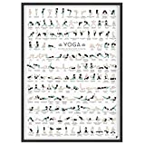 Yoga Poster - Joga Picture 150 Asanas (A2 (42x60 cm))