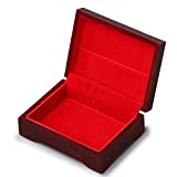 AVESON Playing Card Holder, Decorative Wooden Poker Cards Storage Box Gift Case, Single Deck