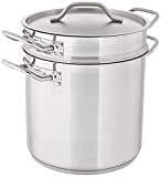 Winware Stainless 12 Quart Double Boiler with Cover