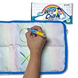 Writable Weighted Lap Pad for Kids: 10'x20'|3 lbs|Weighted Lap Blanket with Water Drawing Mat Feature- Travel Weighted Blanket for Kids on The Road- Car Ride, Airplane- Certified Sensory Inclusive