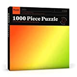 Puzzle Press | Gradient Puzzle 1000 Piece Adult Jigsaw Puzzle - Extremely Challenging - Red, Yellow, Green Gadient