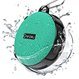 Onforu Shower Speaker, Waterproof Outdoor Bluetooth Speaker with Suction Cup, Portable Mini Wireless Speaker with Sturdy Hook, Stereo Sound and Bluetooth 5.0 for Bathroom, Pool, Beach