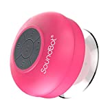 SoundBot SB510 Bluetooth Wireless Shower Speaker (Pink)