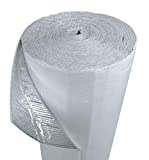 US Energy Products NASATECH 48' x 125' Single Bubble White Reflective Foil Insulation Vapor Barrier