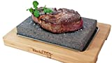 Black Rock Grill Hot Steak Stone Cooking Rock Set