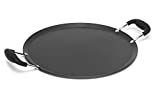 IMUSA USA 11' Nonstick Carbon Steel Comal with Bakelite Handles, Inch, Black