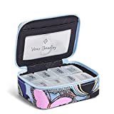 Vera Bradley Women's Cotton Pill Organizer Travel Accessory, Butterfly By - Recycled Cotton, One Size US