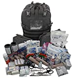 Luminary Stomp Medical Backpack Fully Stocked First Aid Trauma Kit Special Operations Pack Medical Bug Out Bag for EMS/EMT First Responders Preppers and Outdoorsman (Tactical Black)