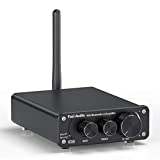 Fosi Audio BT10A Bluetooth 5.0 Stereo Audio Amplifier Receiver 2 Channel Class D Mini Hi-Fi Integrated Amp for Home Passive Speakers 50W x 2 TPA3116