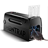 Electric Rat Trap, MONTRAP Reusable Electric Mice Trap with Door, Rat Zapper for Homes, Effective & Sanitary Safe & No Touch, RK1000