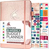 Clever Fox Bi-Weekly Budget Planner – Undated Financial Organizer with Expense & Bill Tracker – Finance Book for Household Money Budgeting & Accounts Book to Take Control of Your Money, A5 - Rose Gold