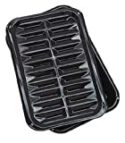 Range Kleen BP106X 2 PC Porcelain Broil and Bake Pan 12.75 Inch by 8.5 Inch,Black