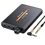 Neoteck Portable 3.5mm Headphone Amplifier Two-Stage Gain Switch, 16-150 Ohm, Aluminum Matte Surface