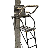 Muddy -Excursion 17' Ladder Stand (Huntsman Deluxe), Silencer Technology-No Metal On Metal Contact