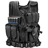 Marmot Tactical Vest Durable Mesh Vest with Detachable Belt & Holster for Subcompact/Compact/Standard Pistol