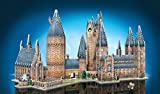 Wrebbit 3D - Harry Potter Hogwarts Castle 3D Jigsaw Puzzle, Great Hall and Astronomy Tower - Bundle of 2 - Total of 1725 Pieces