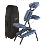 Master Massage Professional Portable Chair Package, Blue, 1 Count