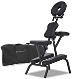 Portable Massage Chairs Tattoo Chair Therapy Chair 4 Inches Thickness Sponge Height Adjustable Folding Massage Chair Face Cradle Salon Massage Chair SPA Chair Carring Bag