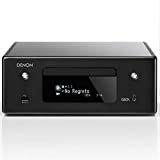 Denon RCD-N10 Hi-Fi All-in-One Receiver & CD Player | Perfect for Smaller Rooms and Houses | Wireless Music Streaming & Amazon Alexa Compatibility | Bluetooth, AirPlay 2, WiFi