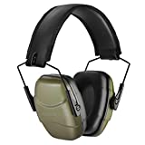34 dB NRR Noise Reduction Safety Shooting Ear Muffs,Shooters Hearing Protection Adjustable Ear Muff,Ear Defenders for Hunting