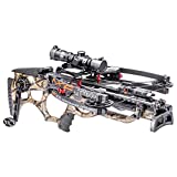 Axe Crossbows AX405 - Shoot Through Riser, Integrally Mounted 3 Arrow Quiver, Multi Range Illuminated Reticle Scope, (3) Micro Diameter Bolts with 100 Grain Practice Tips Included, Model AX40001
