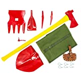 The MAX Multipurpose Axe Toolkit by Forrest Tool, Includes 8 Essential Tools for Camping, Hunting, Gardening and Off-Roading, Constructed with Reliable Material, Easy to Use