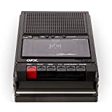 QFX RETRO-39 Shoebox Tape Recorder with USB Player, Cassette Player | Built-in Microphone & Speaker | Record Using AUX or Built-in Mic