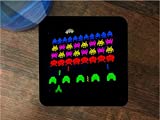Retro Video Game Alien Aliens Silicone Drink Beverage Coaster 4 Pack by Moonlight Printing