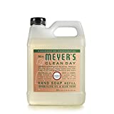 Mrs. Meyer's Liquid Hand Soap Refill, Cruelty Free and Biodegradable Hand Wash Formula Made with Essential Oils, Geranium Scent, 33 oz