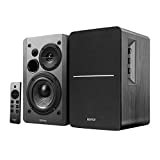 Edifier R1280DBs Active Bluetooth Bookshelf Speakers - Optical Input - 2.0 Wireless Studio Monitor Speaker - 42W RMS with Subwoofer Line Out - Black