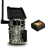 SPYPOINT LINK-MICRO-S-LTE Solar Cellular Trail Camera 4 LED Infrared Flash Game Camera with 80-foot Detection and Flash Range LTE-Capable Cellular Trail Camera 10MP 0.4-second Trigger Speed