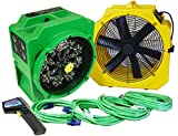 Portable Electric Bed Bug Sanitation Heater | Professional-Grade | Heat Treatment System and Equipment | Get Rid of Bugs | 26,212 BTU | 4000 CFM | ePRO 600 bundle package for 600 sq foot room | Green