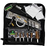 CLENZOIL Field & Range Universal Gun Cleaning Kit Black | Rifle, Shotgun & Pistol Cleaning Kit | Includes Field & Range CLP, Bore Brushes, Patches, Rod, Cable, Handle, Nylon Brush & More!