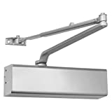 Lawrence Heavy Duty Door Closer Commercial Grade 1 - Adjustable 6-Speed Delayed-Action Door Control with 3 Pistons – Flexible Installation with Included Hardware - Lawrence Hardware LH816