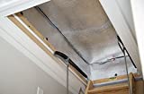 Attic Stairs Insulation Cover - 25' x 54' x 11' - R-Value of 15.4, Extra Thick Fireproof Attic Stairway Insulator