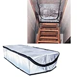 Air Jade Attic Stairs Insulation Cover, 25' x 54' x 11', Attic Stairway Ladder Pull Down Tent Insulator Covers, Heat Insulation and Draft Block, R-Value of 14.5