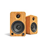 Kanto YU4 Powered Speakers with Bluetooth and Phono Preamp - Bamboo