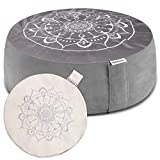 Hihealer Meditation Cushion Floor Pillow with Extra Cover 16'x16'x5' Meditation Pillow for Sitting on Floor, Zafu Yoga Meditation Accessories for Women, Men