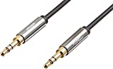 Amazon Basics 3.5 mm Male to Male Stereo Audio Cable, 8 Feet, 2.4 Meters