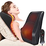 Back Massager with Heat, Massagers for Neck and Back, Shiatsu Neck Massage Pillow for Back, Neck, Shoulder, Leg Pain Relief, Gifts for Women Men Mom Dad, Stress Relax at Home Office and Car