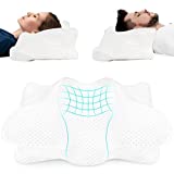 Yolife Side Sleeper Pillow, Memory Foam Cervical Pillow for Neck Pain, Ergonomic Contour Orthopedic Sleeping Pillow for Side, Back, Stomach Sleepers, Gift for Christmas
