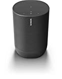 Sonos Move - Battery-powered Smart Speaker, Wi-Fi and Bluetooth with Alexa built-in - Black​​​​​​​