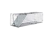 Animal Trap (24'x7'x7') - Best Humane Animal Trap for Rats, Raccoons, Rabbits, Skunks, Squirrels and Other Similar Sized Animals. Easy Trap Catch & Release cage with 1-Door by LifeSupplyUSA
